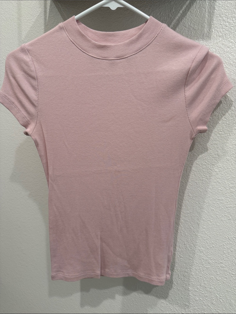 a new day Blush Pink Short Sleeve Crewneck Tee